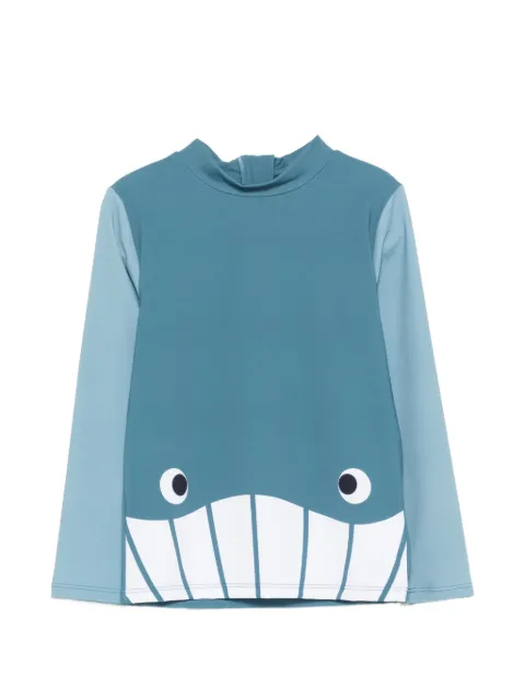 Stella McCartney Kids printed swim T-shirt