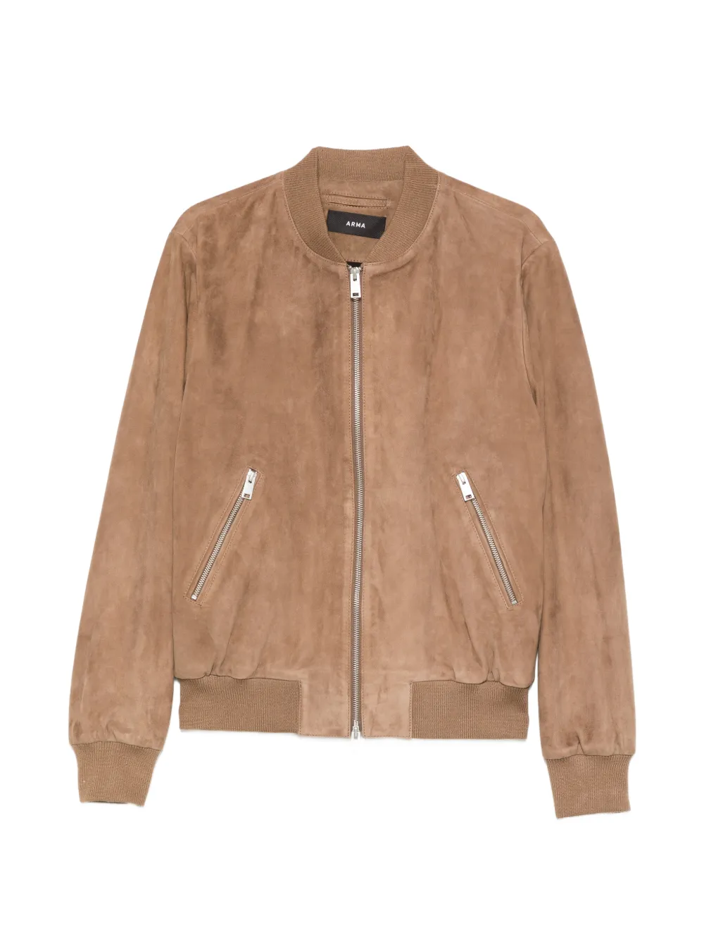 Arma Didier suede bomber jacket - Brown