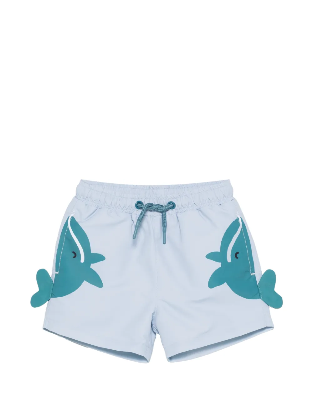 Stella McCartney Kids whale-print shorts - Blu