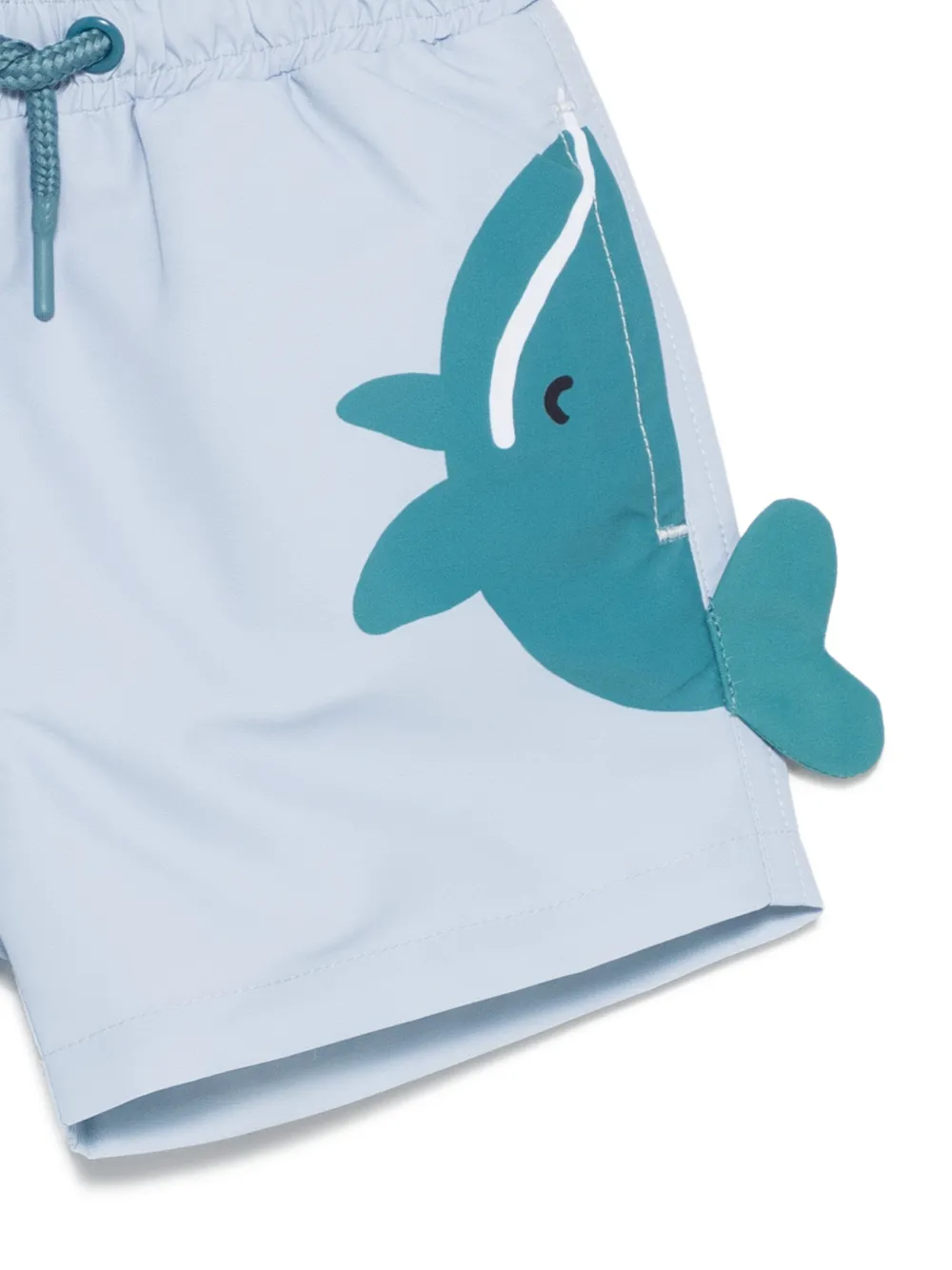 Whale-Print Shorts