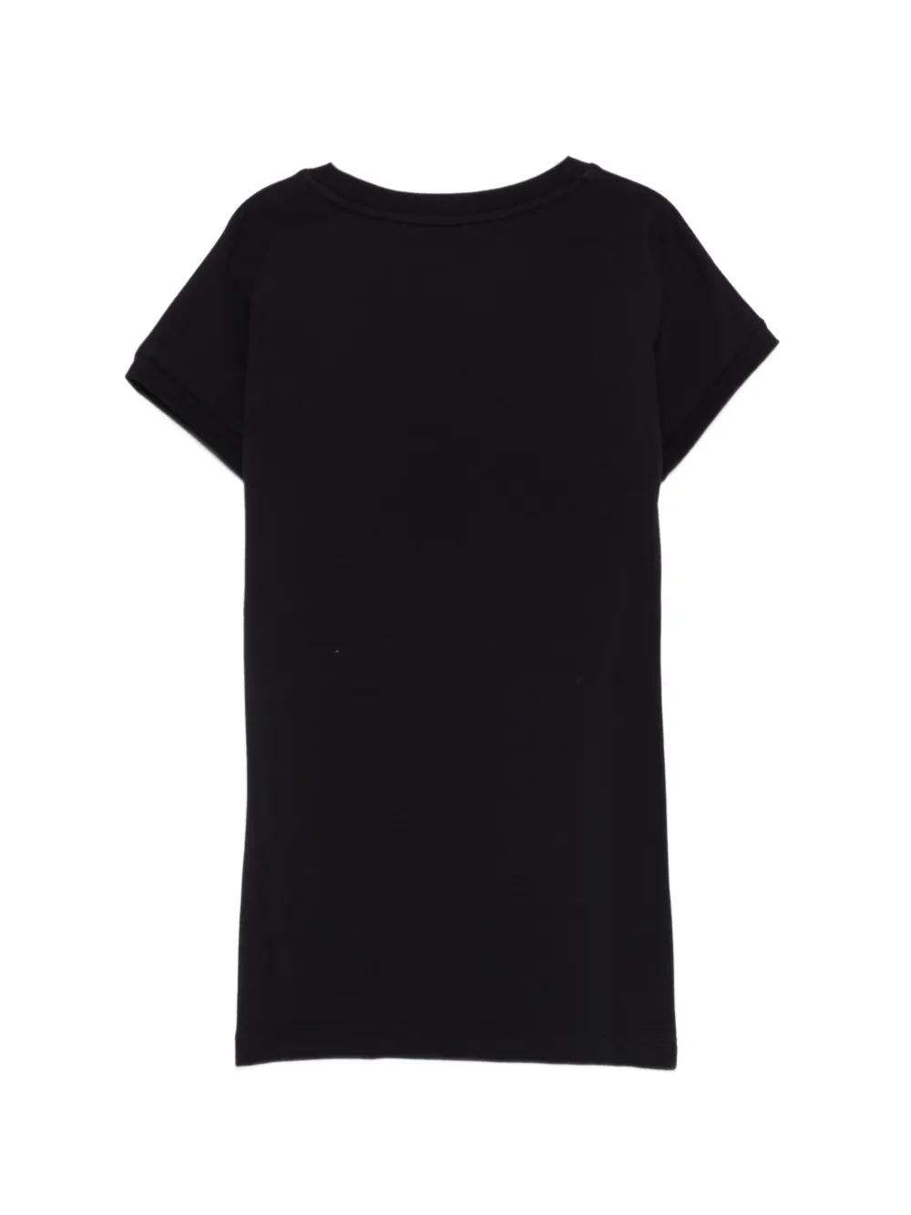 Moschino Kids Jurk verfraaid met kristallen Zwart