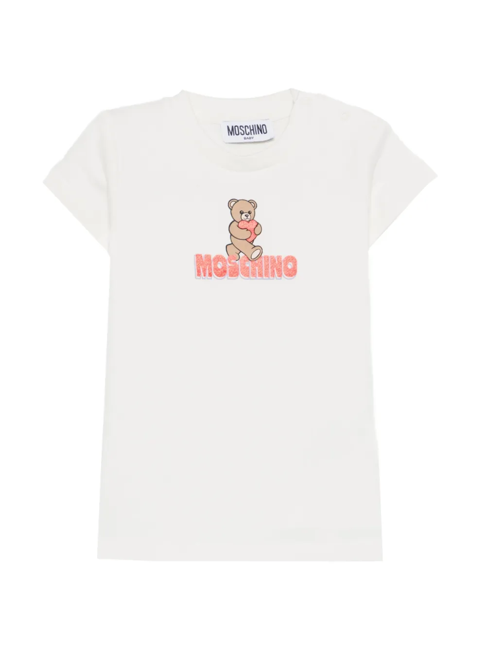 Moschino Kids logo dress - Weiß