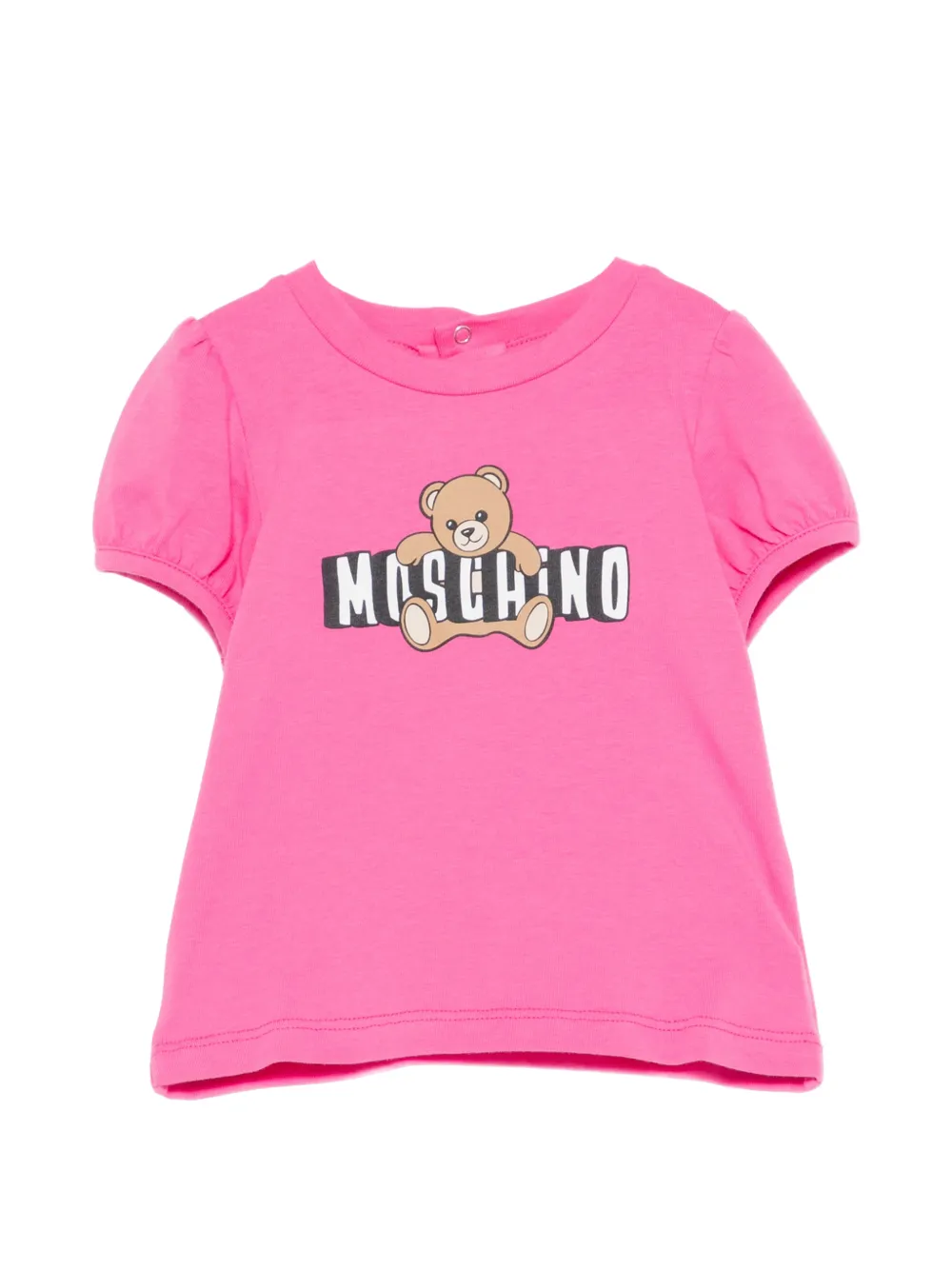 Moschino Kids logo T-shirt - Rosa
