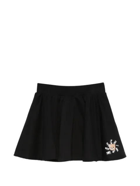 Moschino Kids falda con motivo Teddy Bear