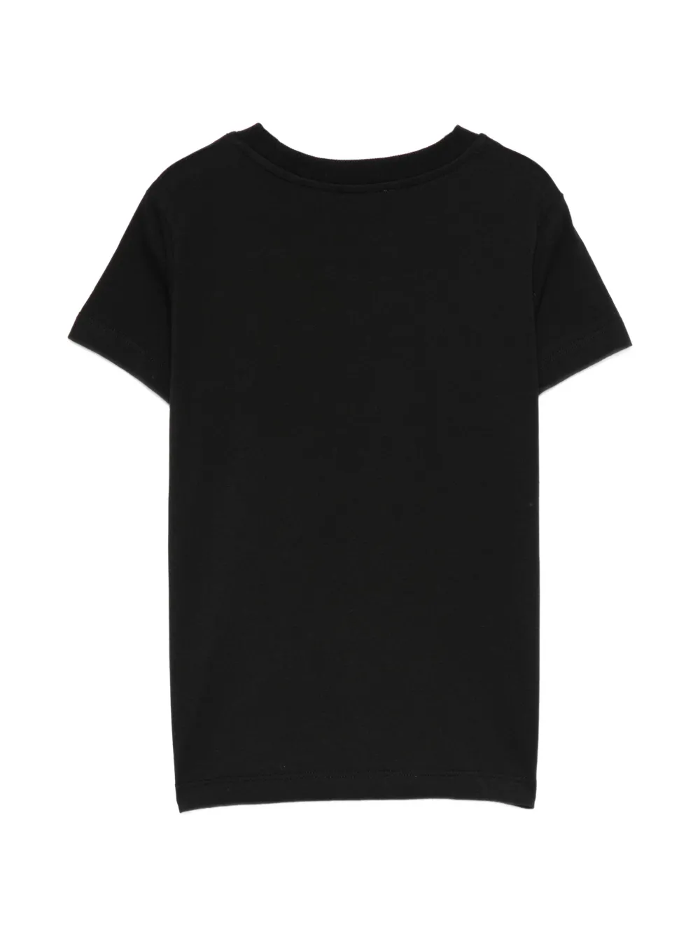 Moschino Kids T-shirt met logoprint Zwart