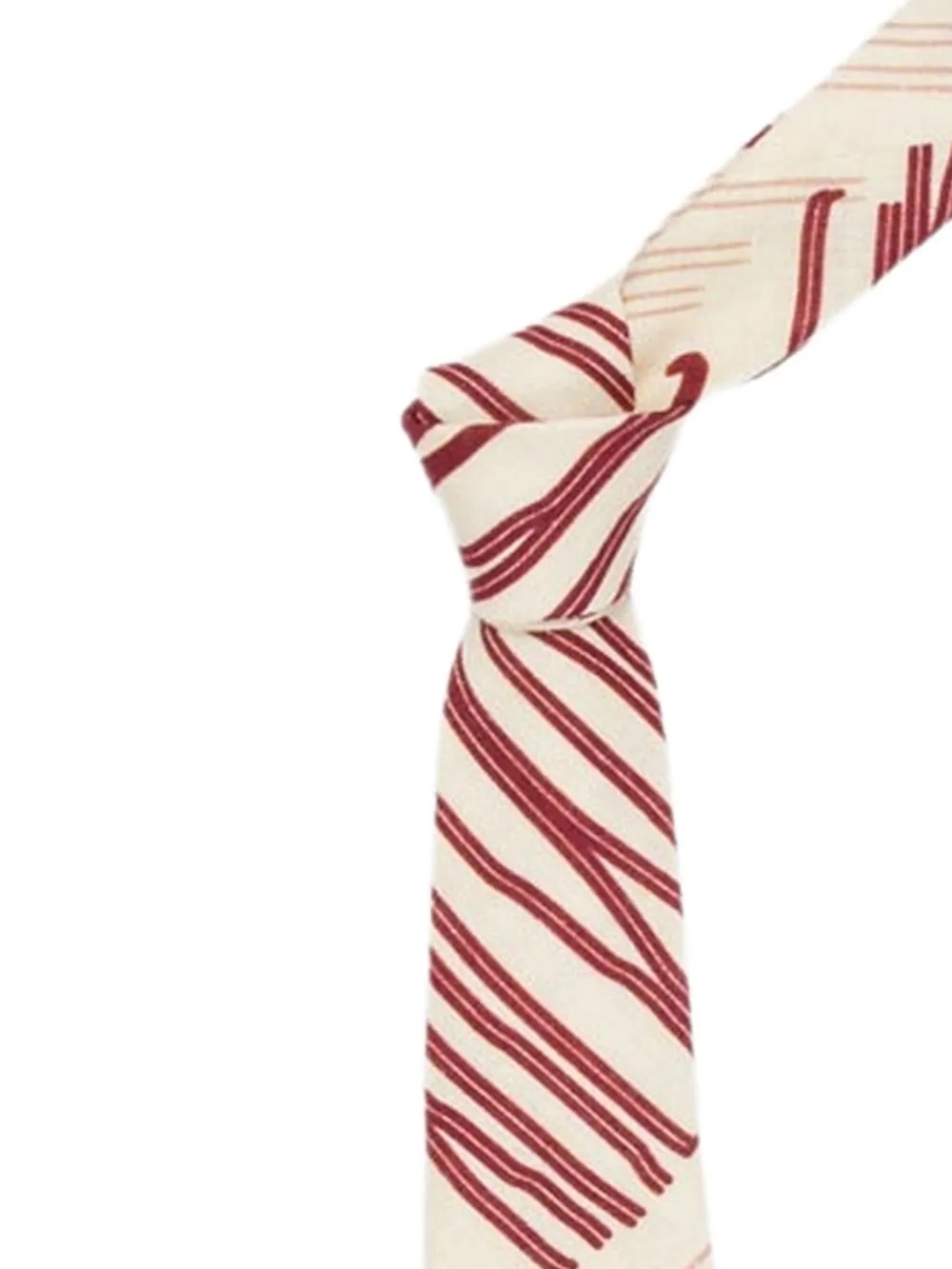 Striped Geometric Tie