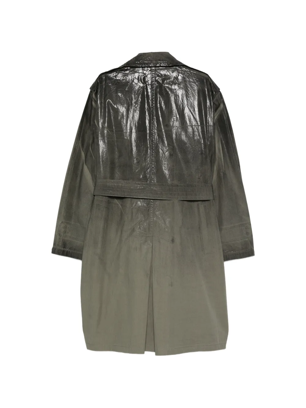  Maison Margiela Belt Double-breasted Jacket - Green 