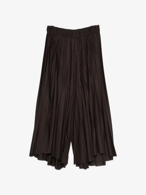 Dusan pleated cropped trousers