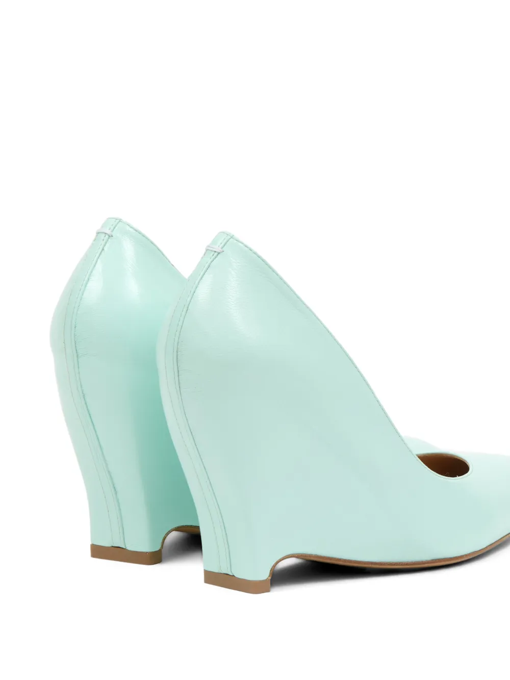 Maison Margiela Pumps met puntige neus Blauw