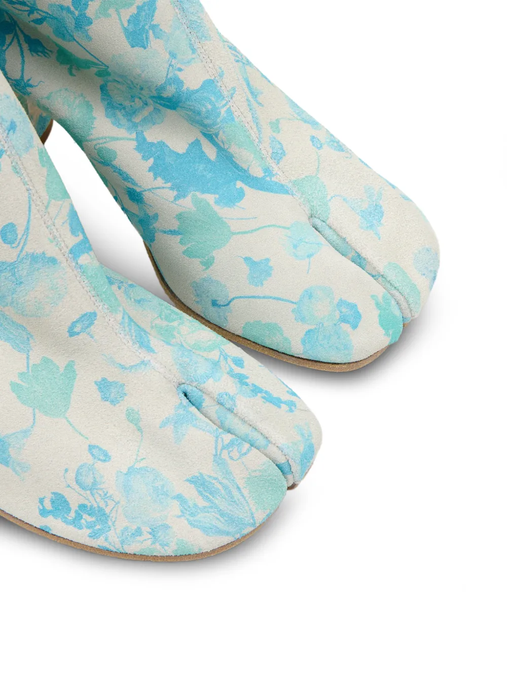 Maison Margiela Laarzen met bloemdetail Blauw