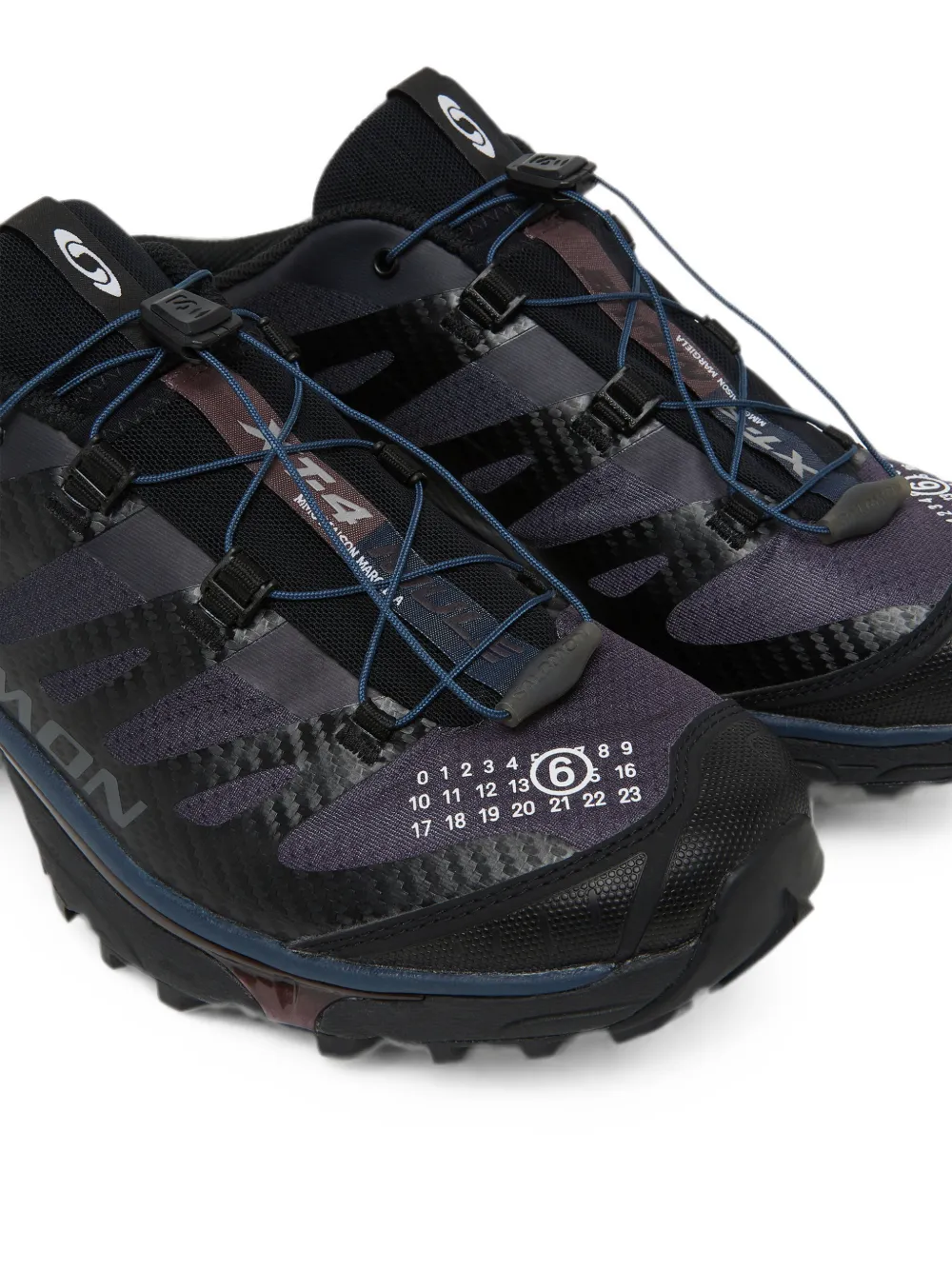 MM6 Maison Margiela X Salomon XT-4 lace-up mules Zwart