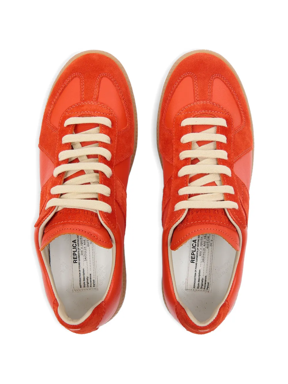 Maison Margiela Replica leren sneakers Oranje