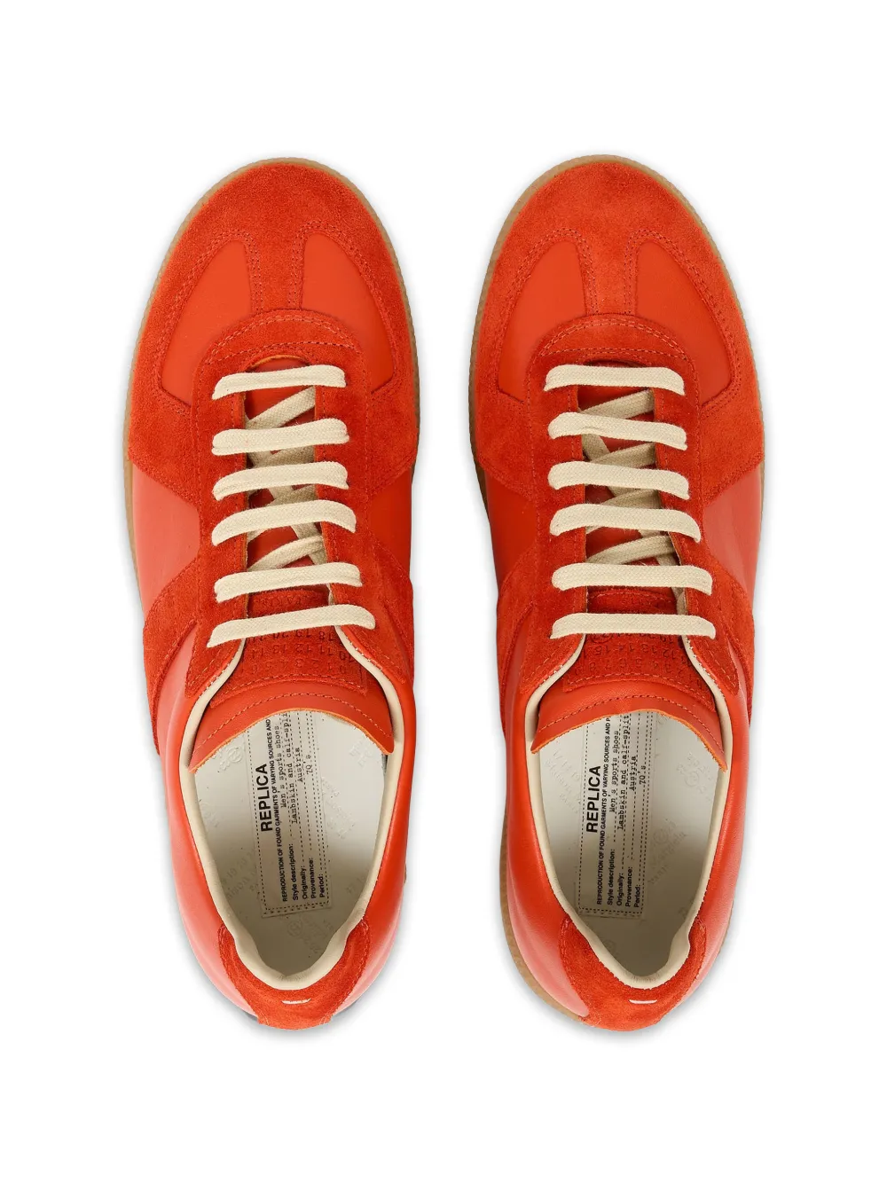Maison Margiela Replica suède sneakers Oranje