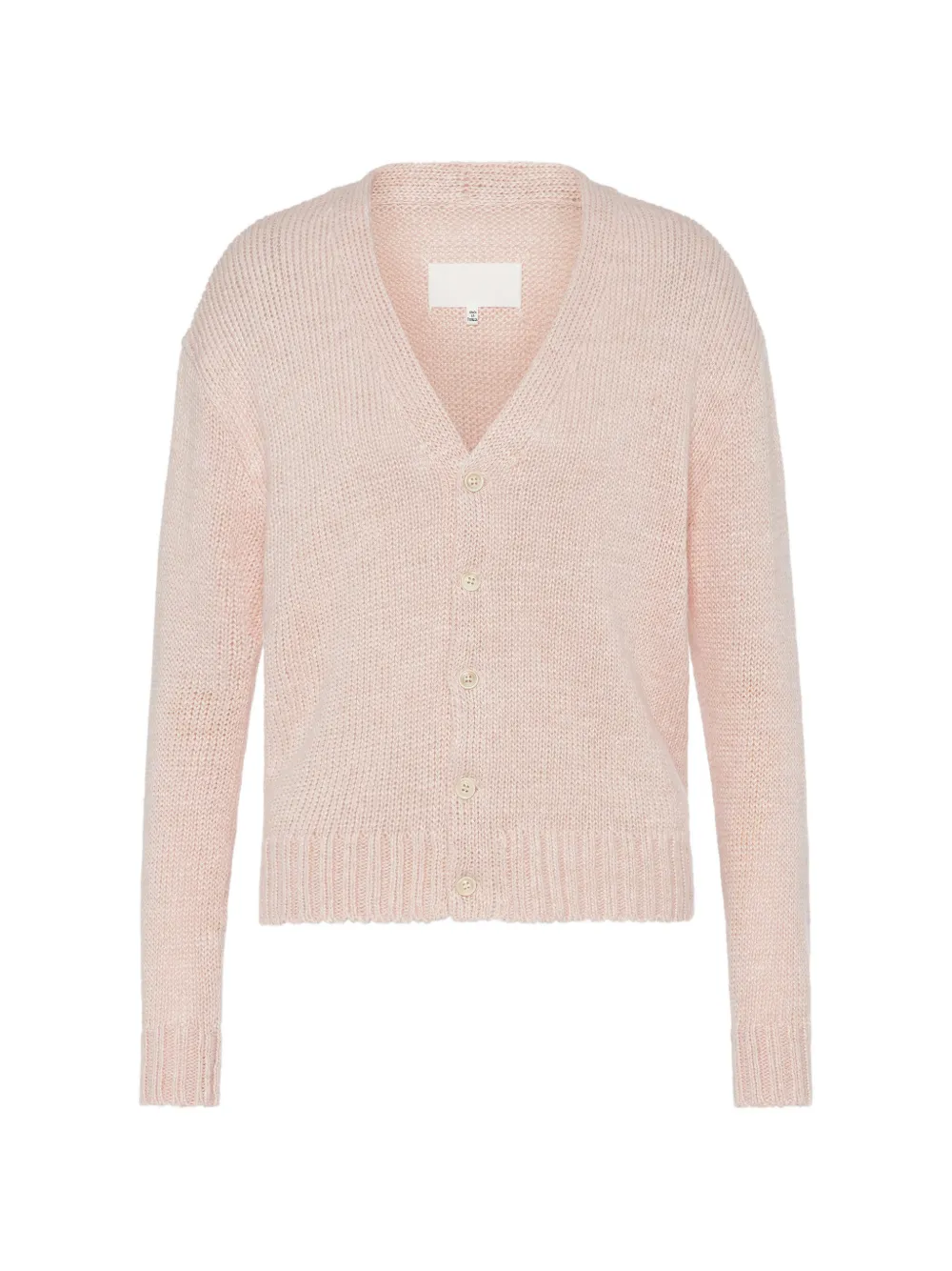 Maison Margiela ribbed V-neck cardigan - Rosa