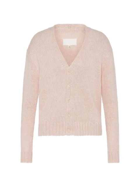 Maison Margiela — ribbed V-neck cardigan