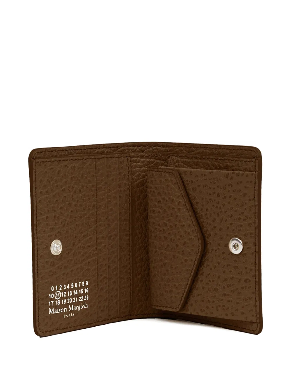 Maison Margiela portemonnee van leer Bruin