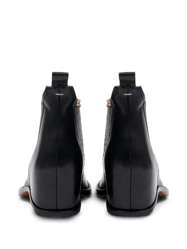 Maison Margiela Heel-less Western Chelsea Boots | Black | FARFETCH