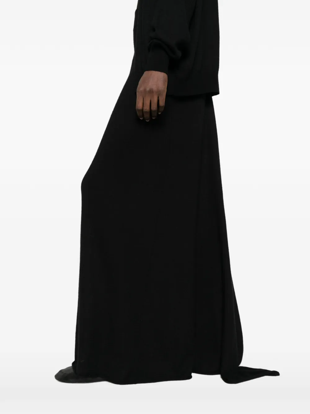 Frenckenberger Gebreide maxi-rok Zwart