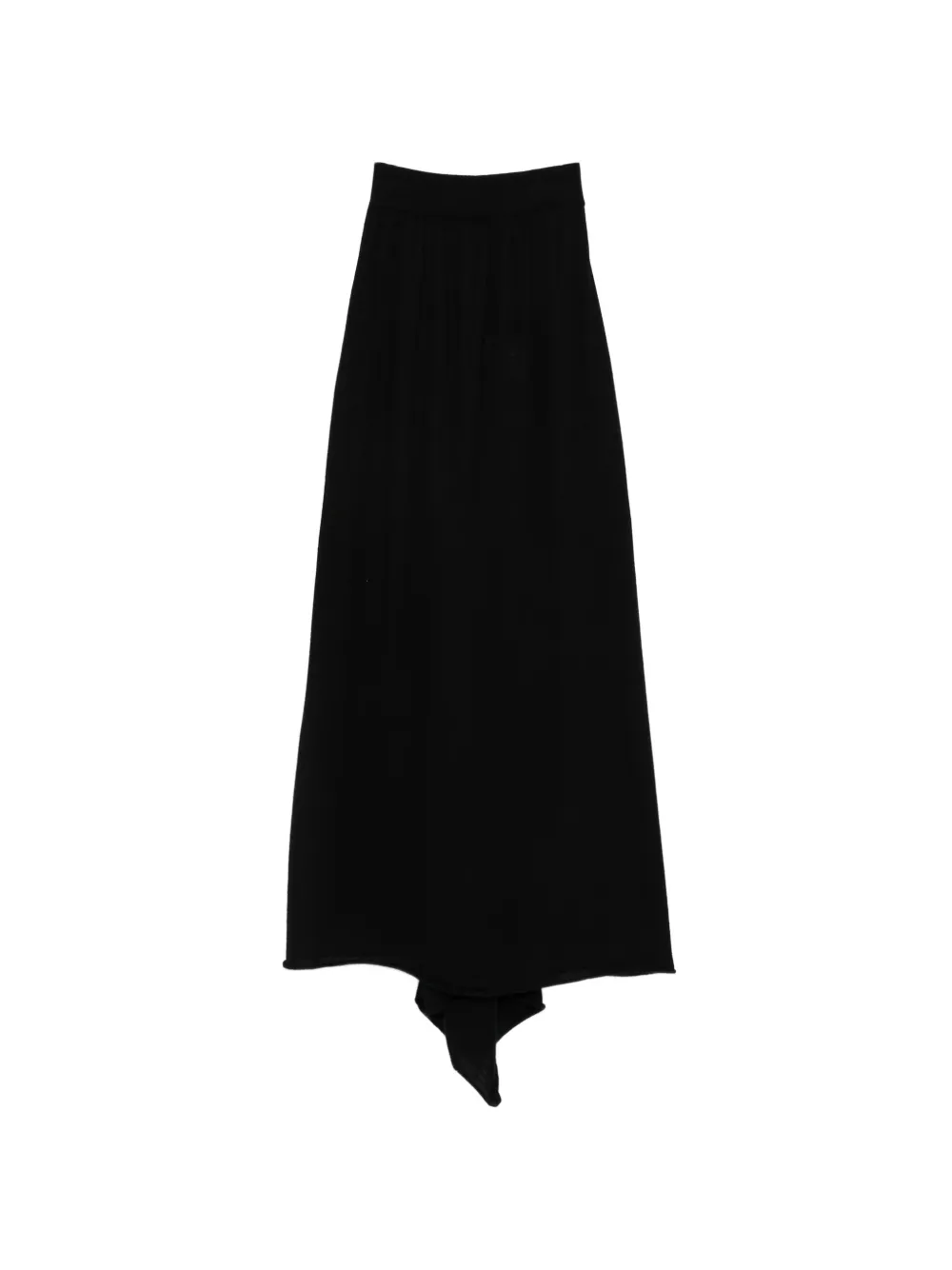 Frenckenberger knitted maxi skirt - Nero