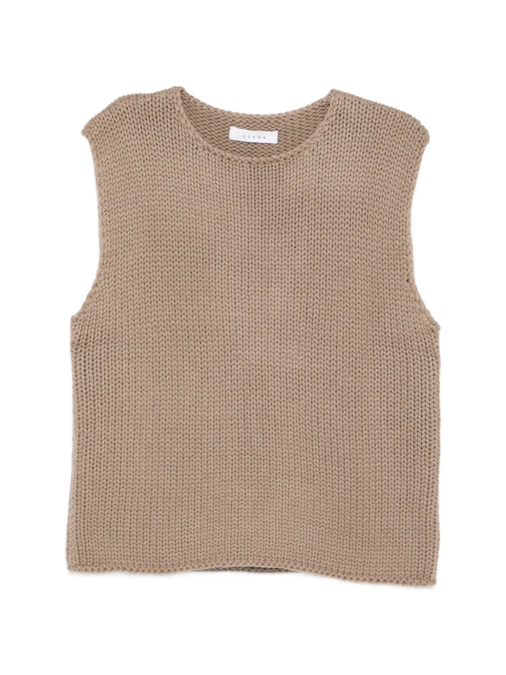 Liska round-neck vest - Toni neutri