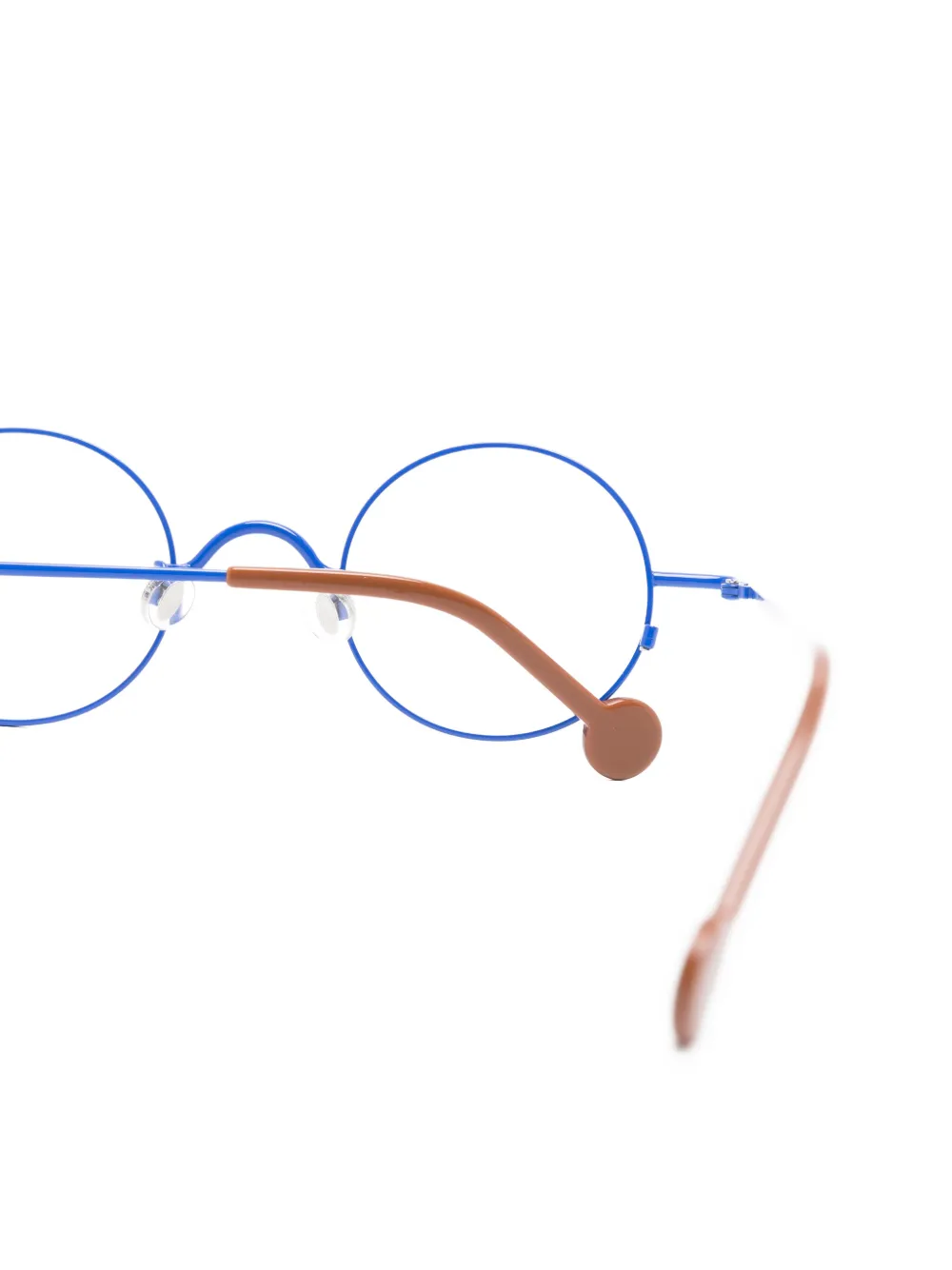  L.a. Eyeworks Round Button Glasses - Blue 