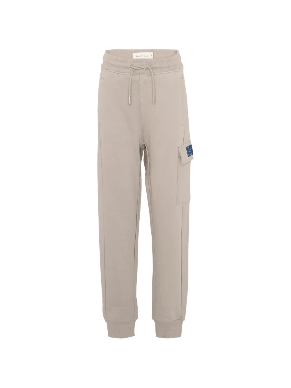 Calvin Klein Kids drawstring cargo trousers - Toni neutri