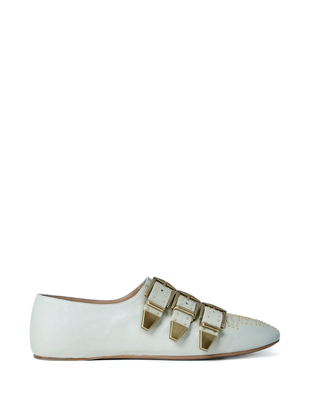Chloé Susanna buckle-detail leather loafers - Toni neutri
