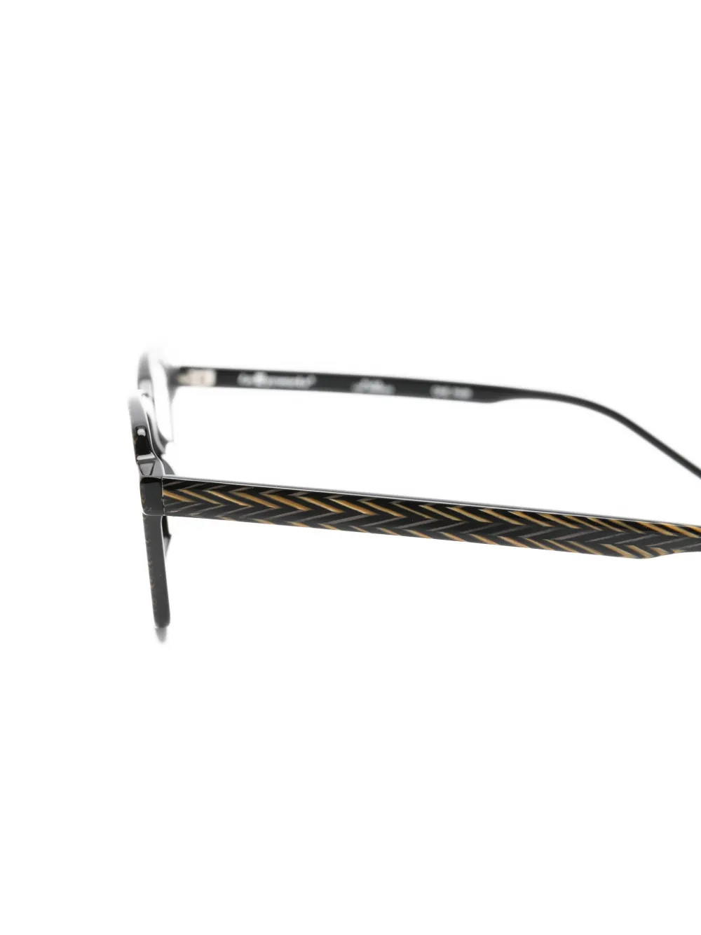  L.a. Eyeworks Geometric Pattern Glasses - Black 