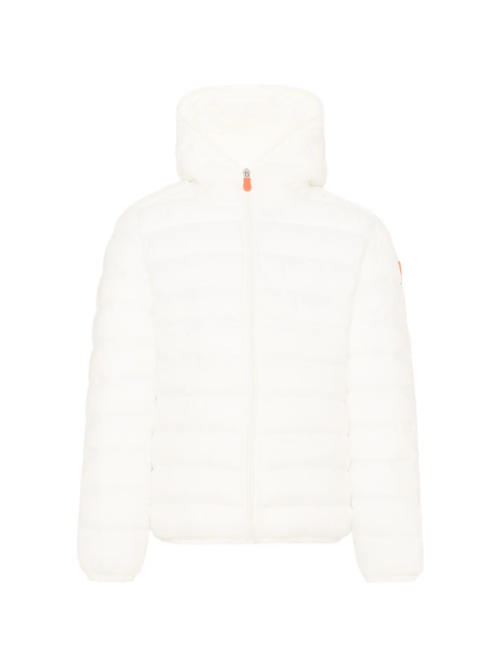Save The Duck Kids hooded padded jacket - Bianco