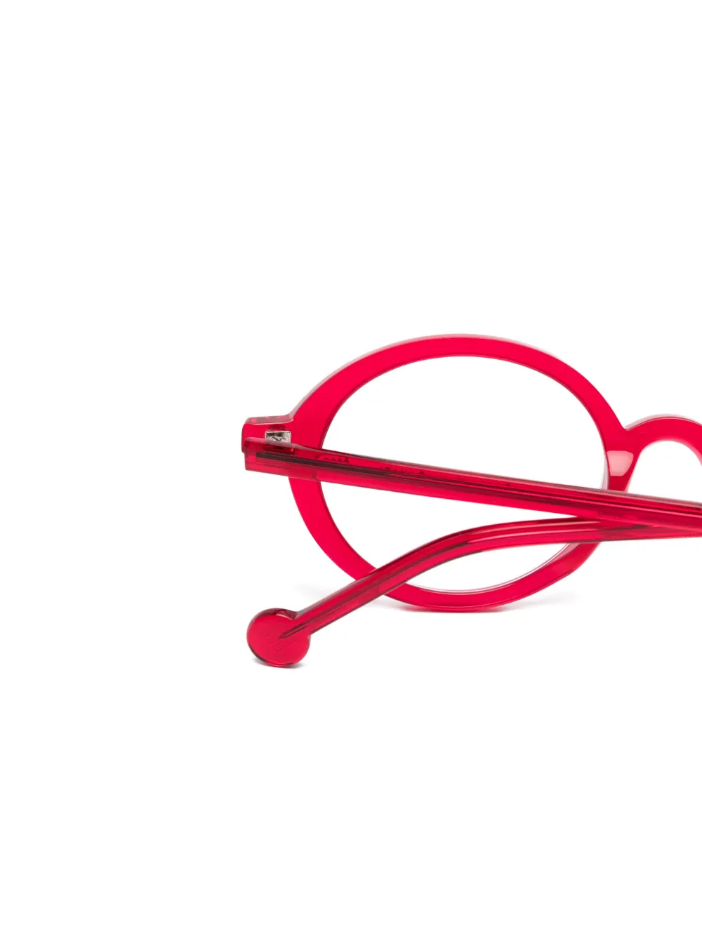  L.a. Eyeworks Round Frame Glasses - Red 