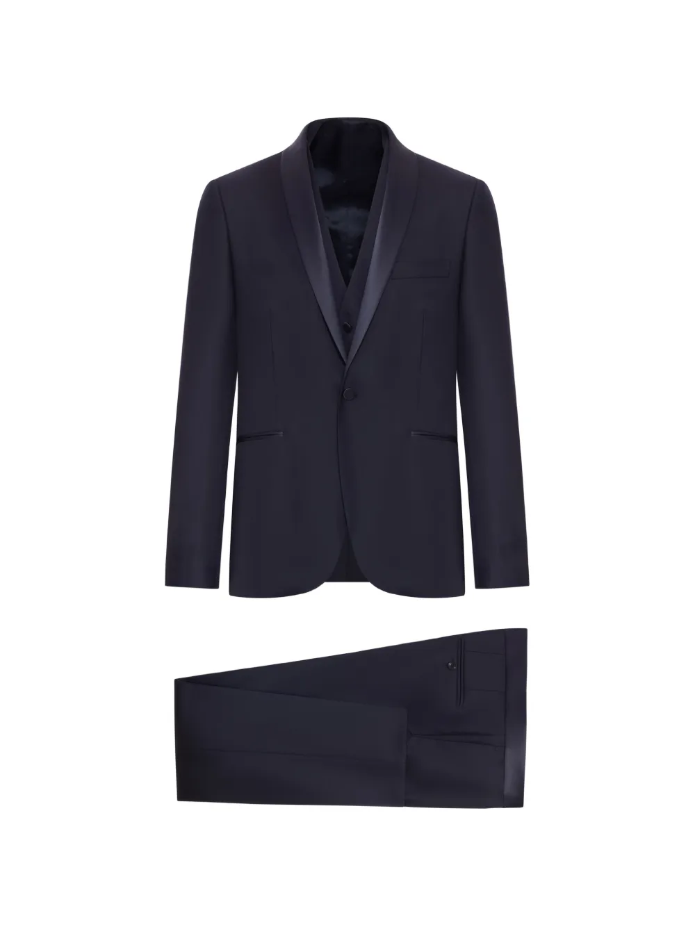 Tagliatore shawl-lapel suit (set of three) - Blu