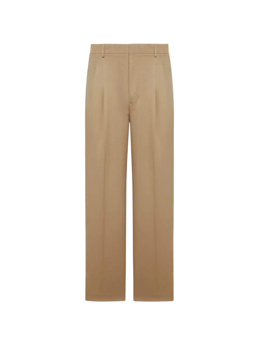 AMI Paris pleated trousers - Marrone