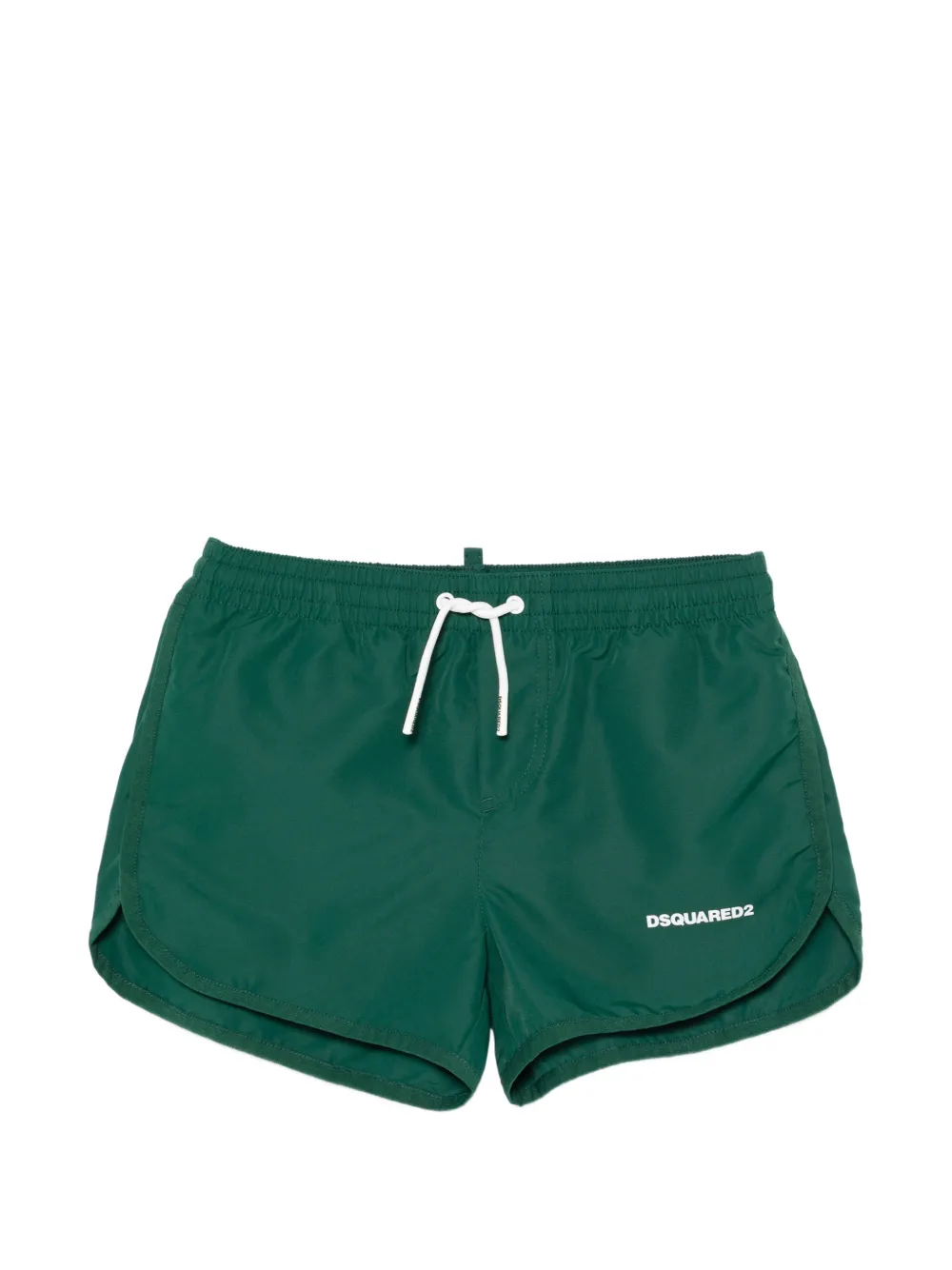 DSQUARED2 KIDS drawstring swim shorts - Verde