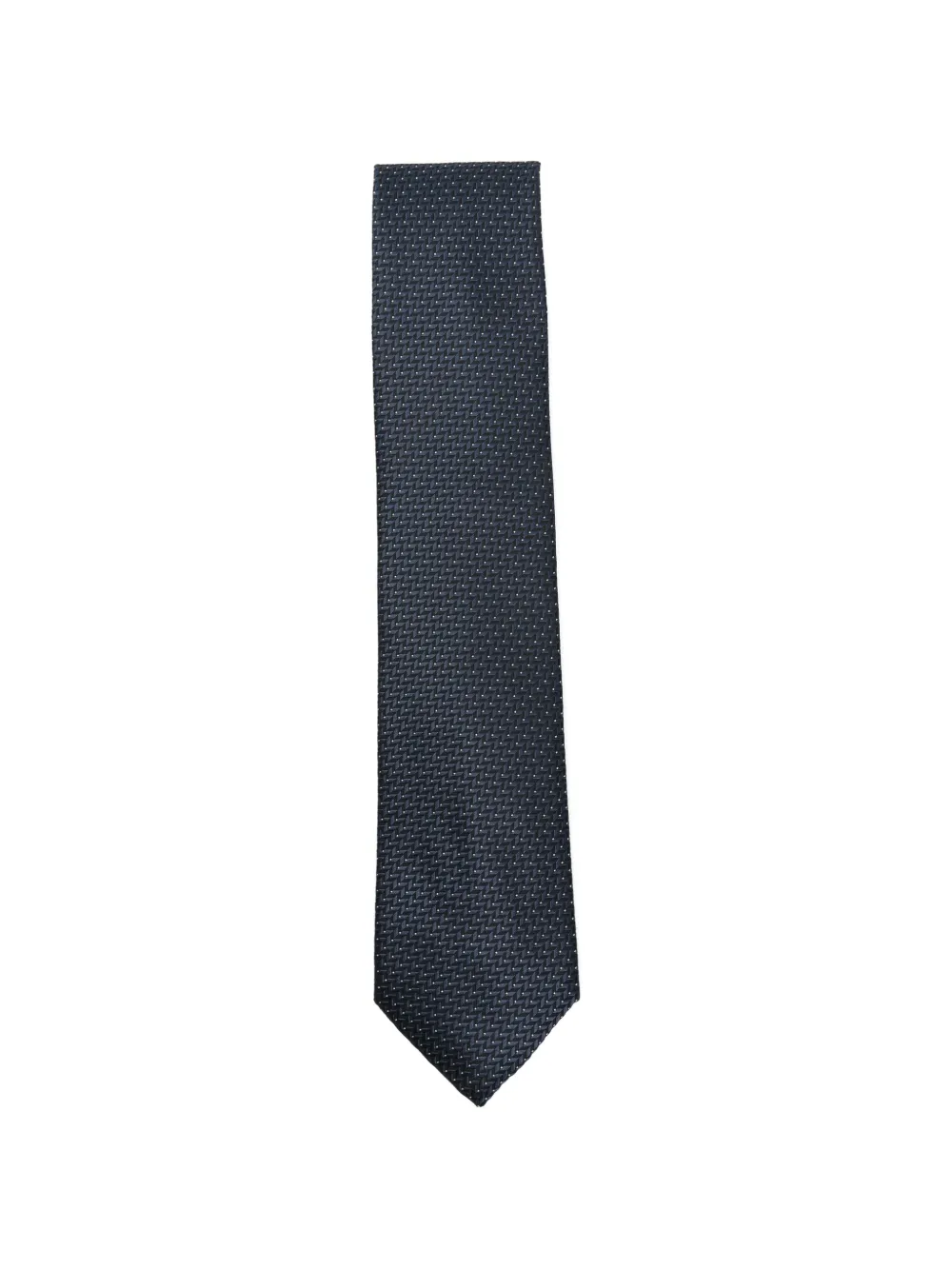 Brioni textured tie - Blu