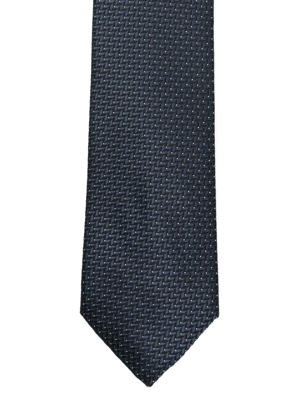  Brioni Textured Tie - Blue 