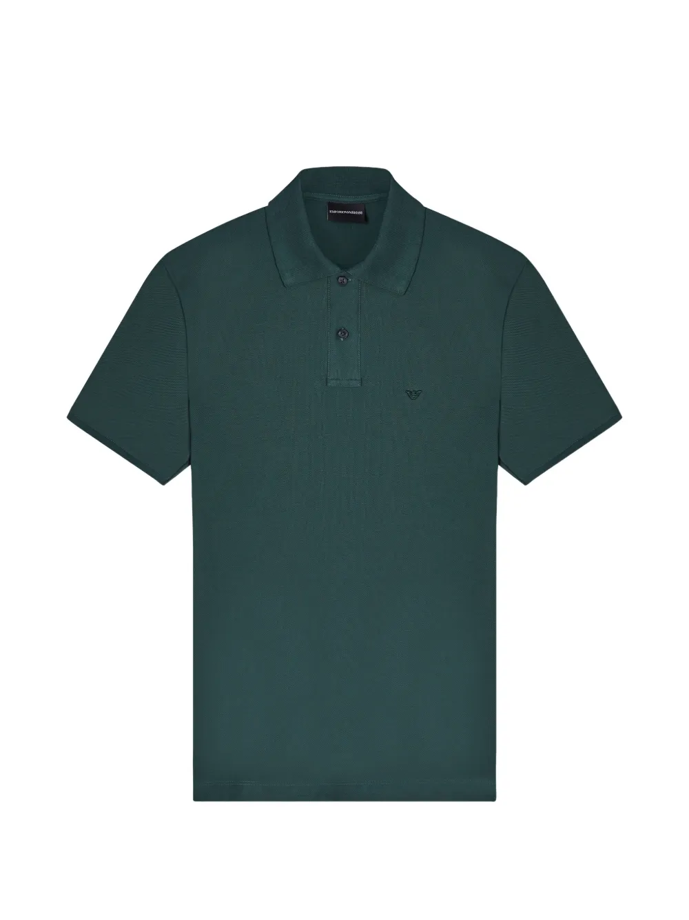 Emporio Armani logo-embroidered polo shirt