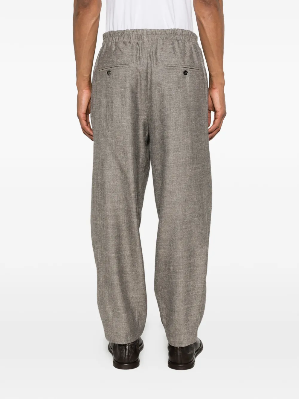 Giorgio Armani Elastische broek Bruin