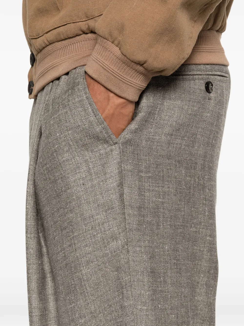 Giorgio Armani Elastische broek Bruin
