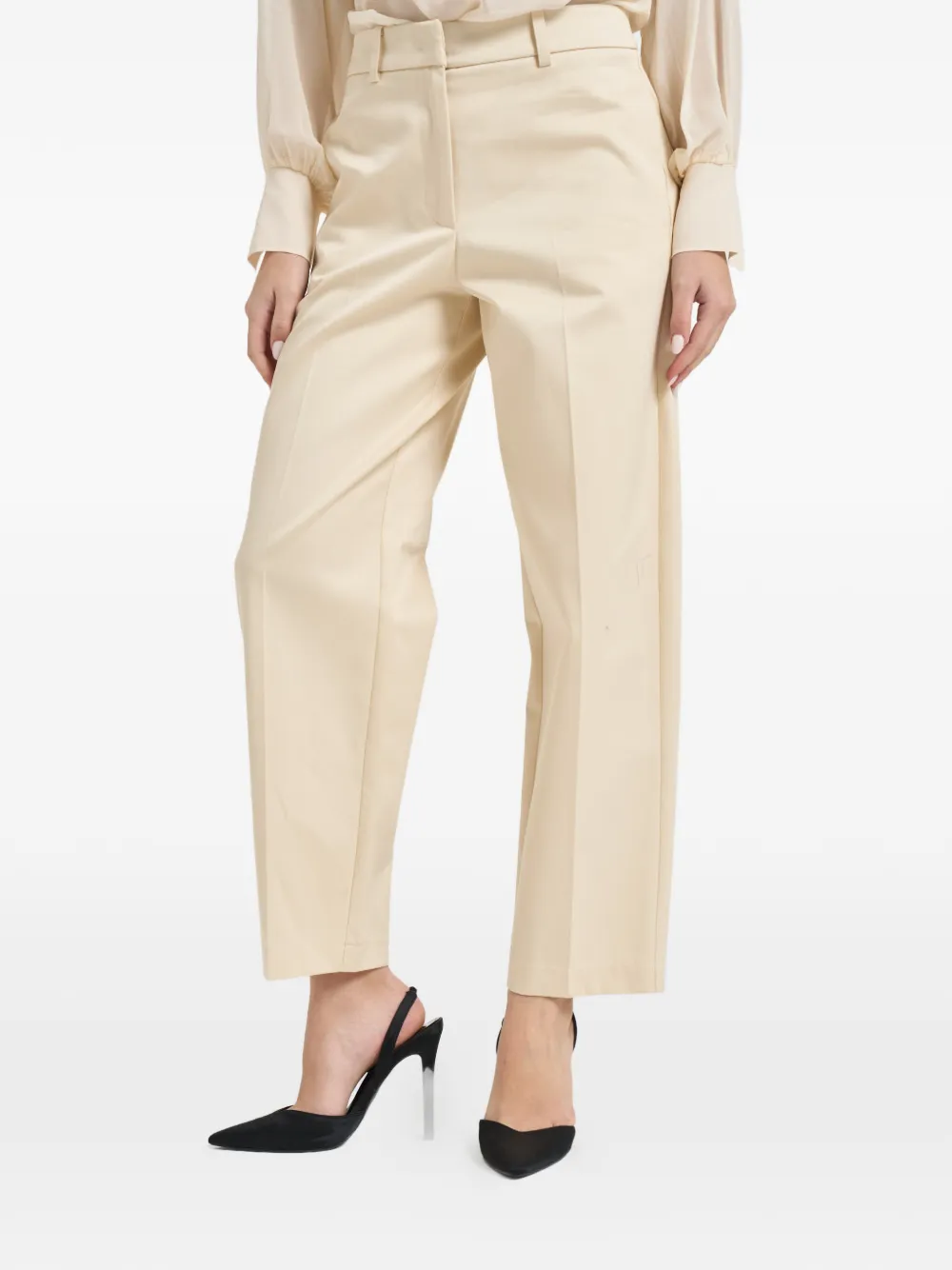 Patrizia Pepe back-patch trousers - Toni neutri