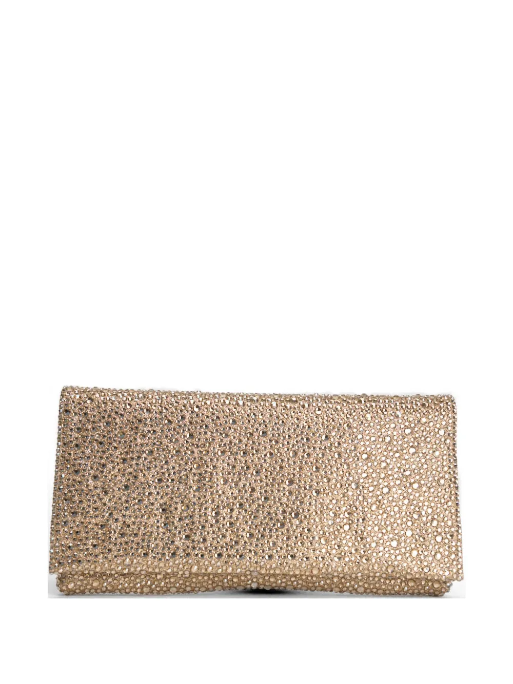 Twenty Four Haitch Crystal-embellished Clutch Bag In White