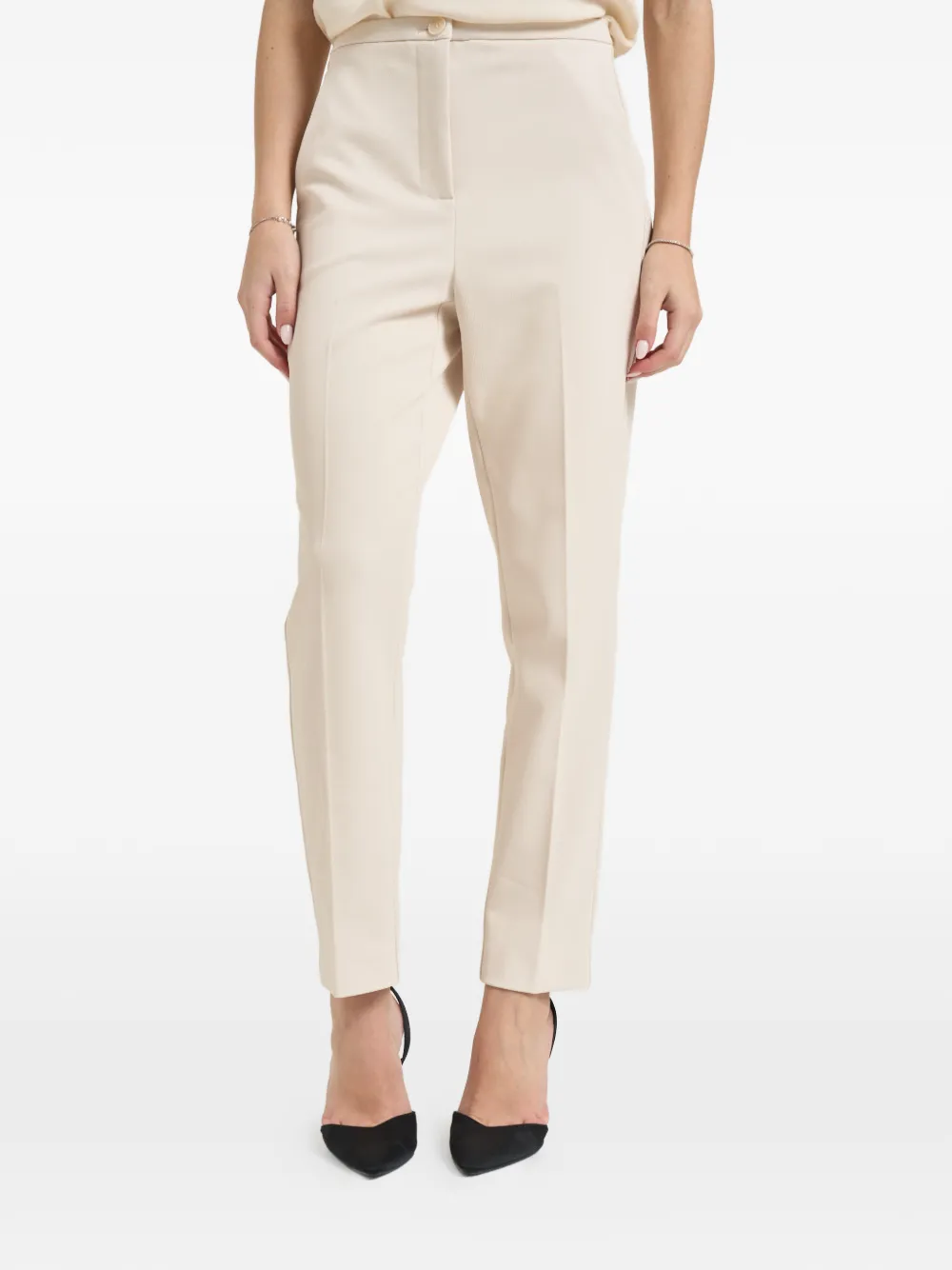 Patrizia Pepe button tailored trousers - Toni neutri