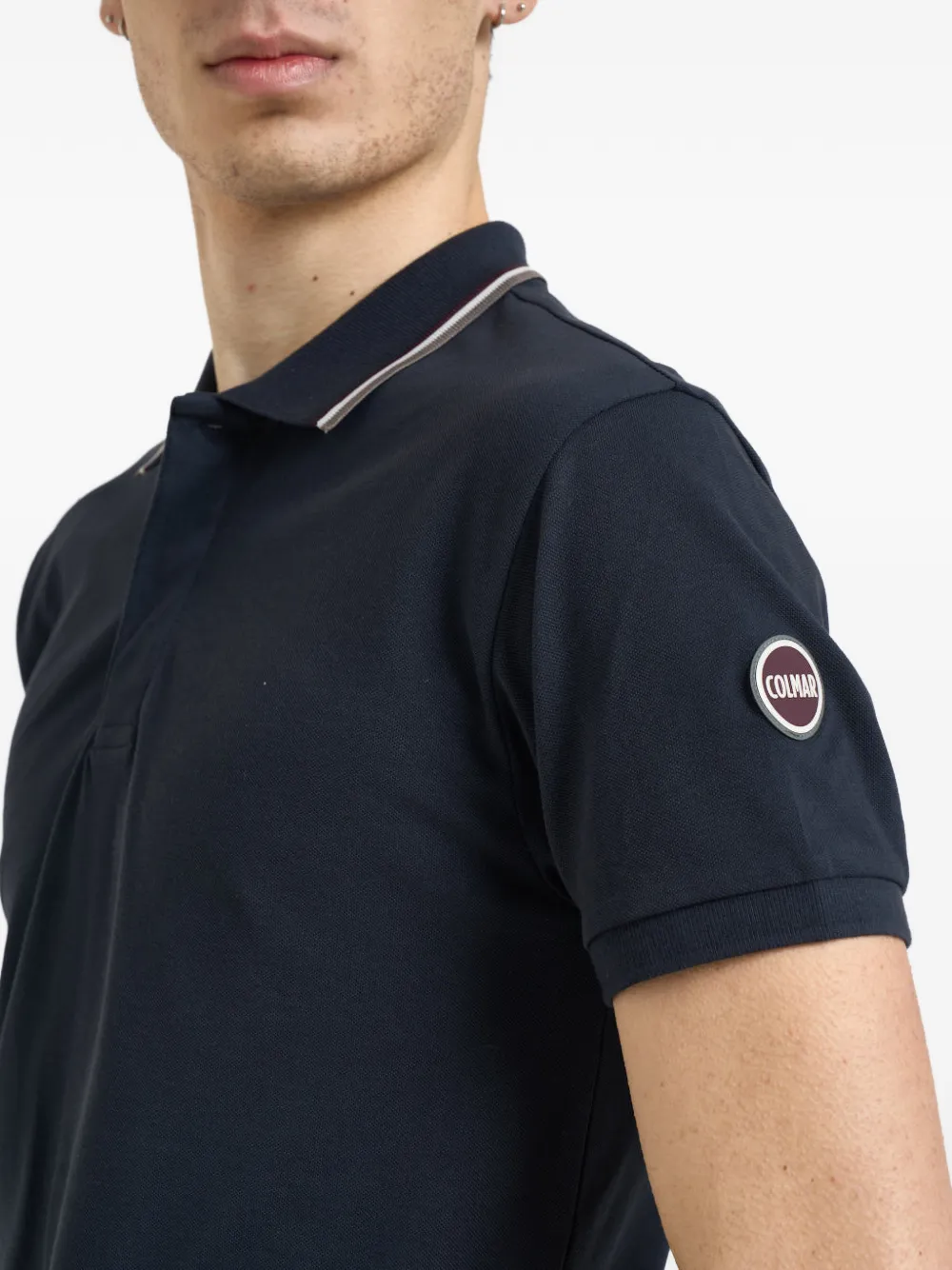 Colmar Poloshirt met logo Blauw