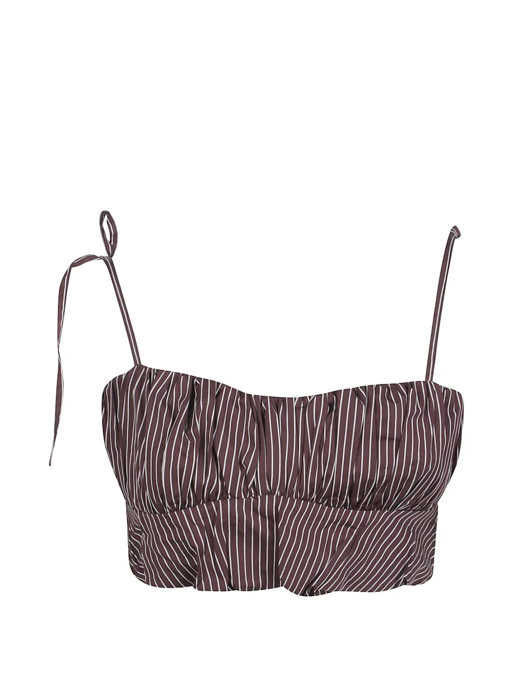 Faithfull the Brand pinstripe top - Marrone