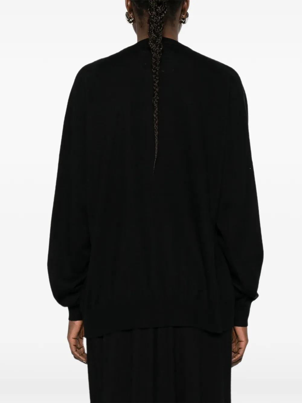 Frenckenberger Vest met open voorkant Zwart