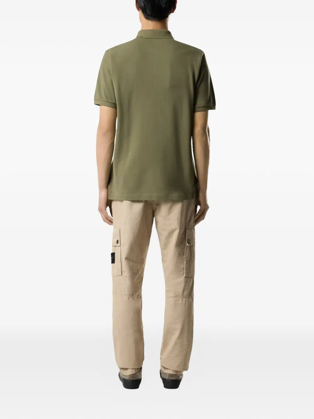Stone Island 3100053 broek van biologisch katoenen canvas Beige