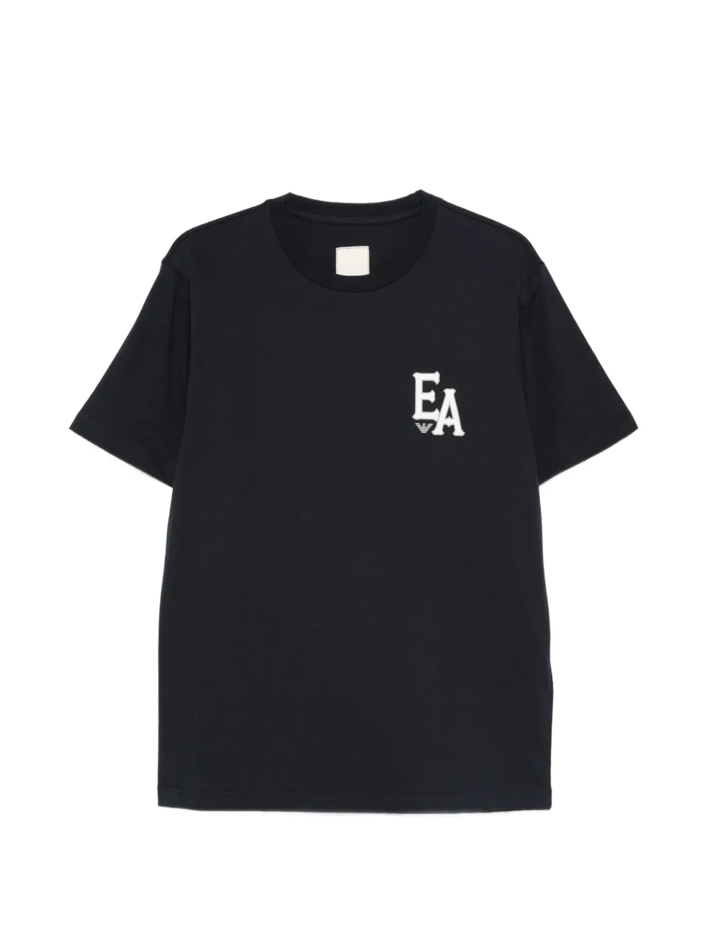 Emporio Armani emblem T-shirt - Blu