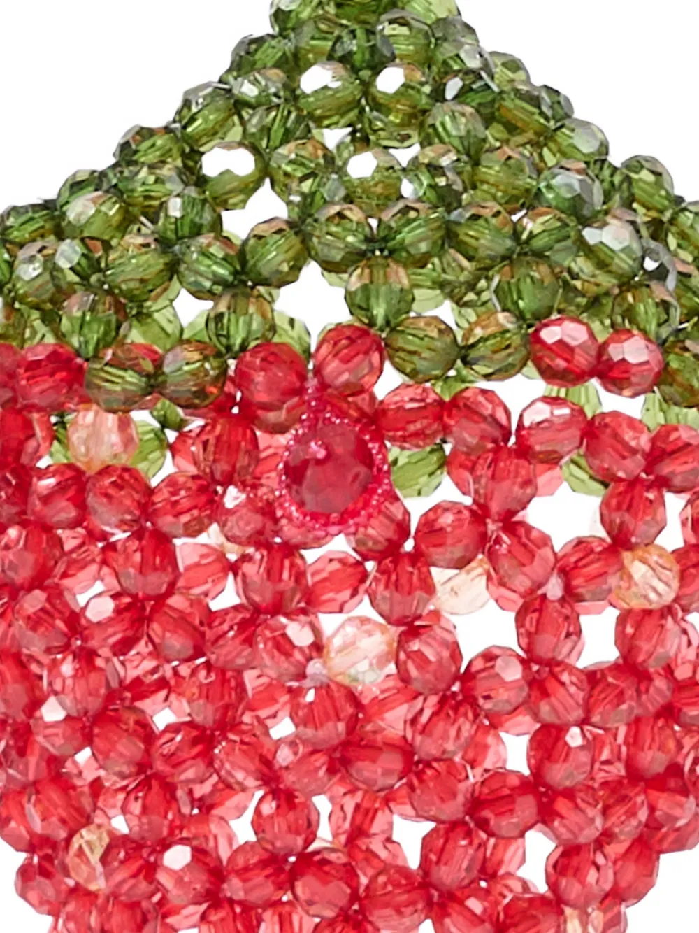 Beaded Strawberry Tote Bag