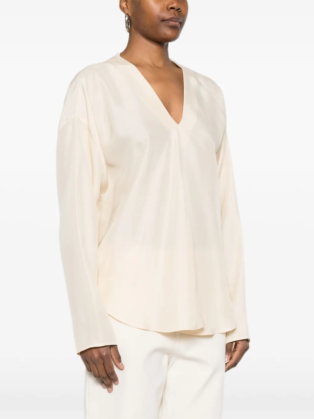  Ruohan Arno V-neck Blouse - Neutrals 