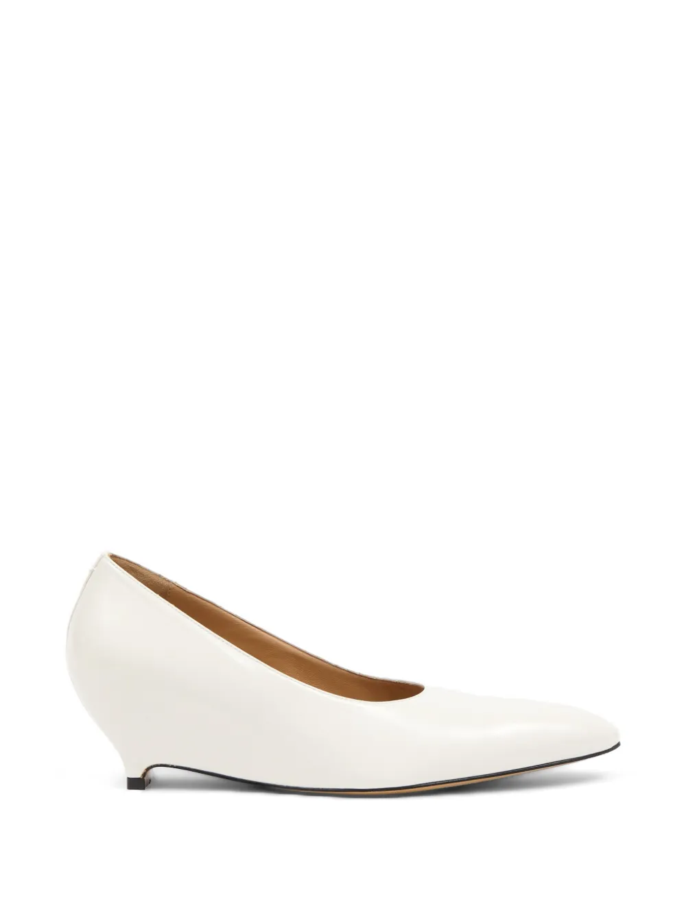 Maison Margiela Pumps met puntige neus Beige