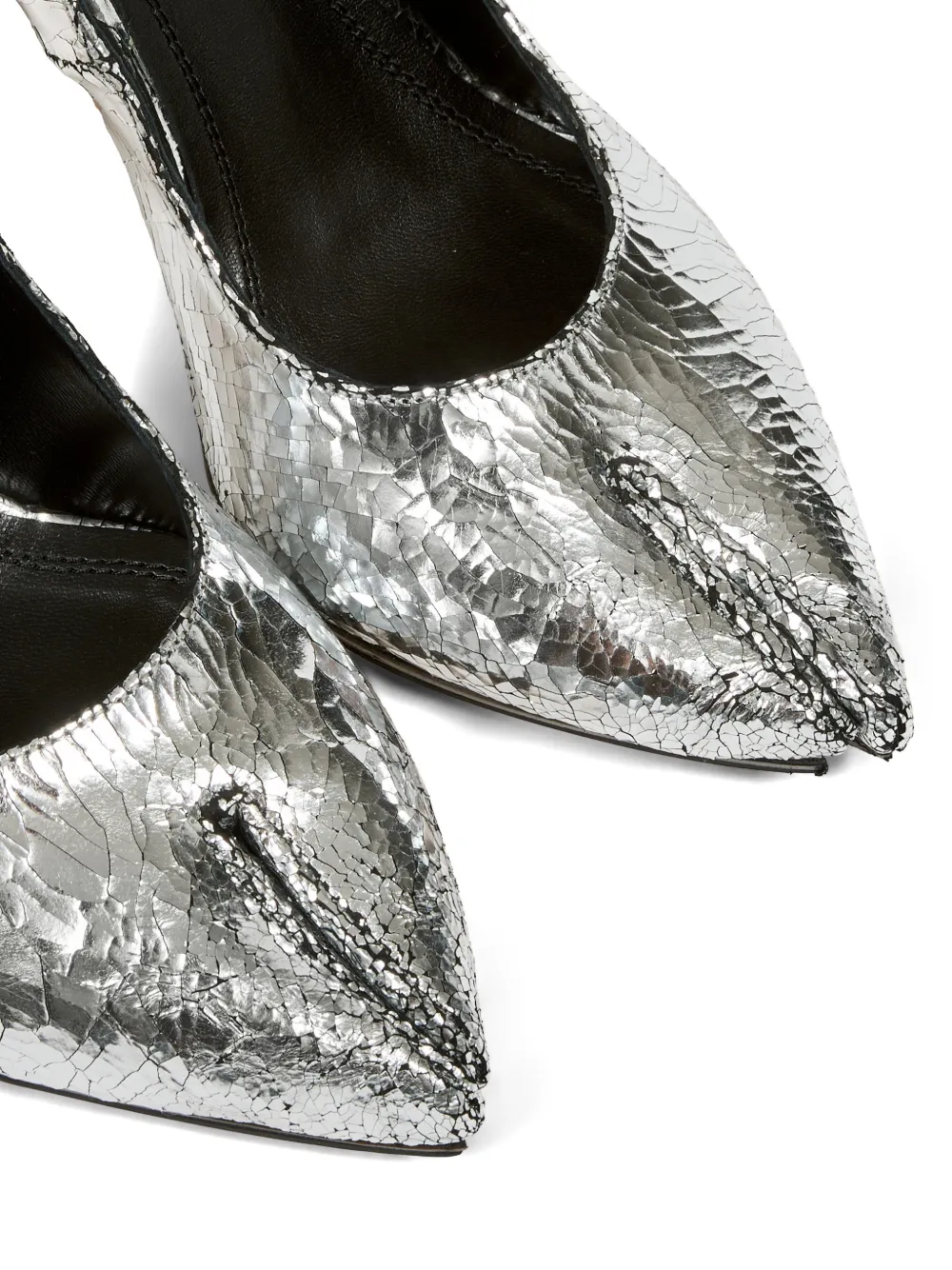 Maison Margiela Tabi pumps met puntige neus Grijs